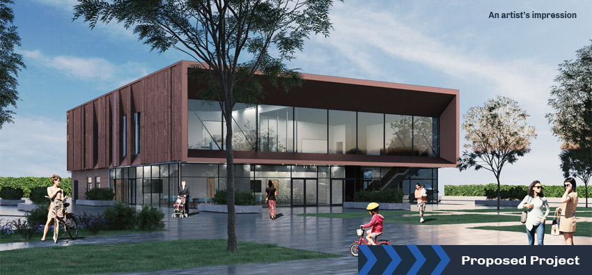 An artist's impression of the new History centre in Crewe