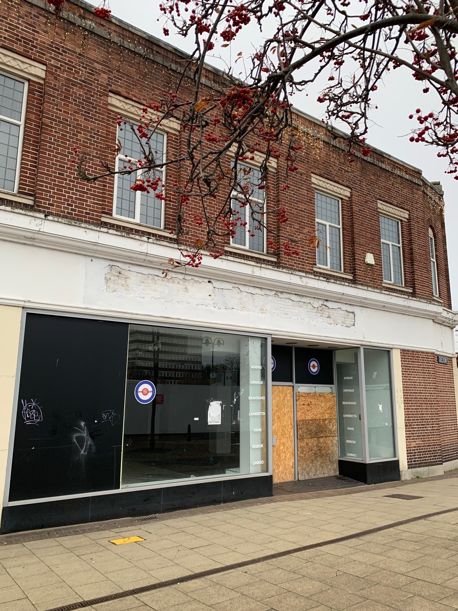 Empty premises, Crewe town centre